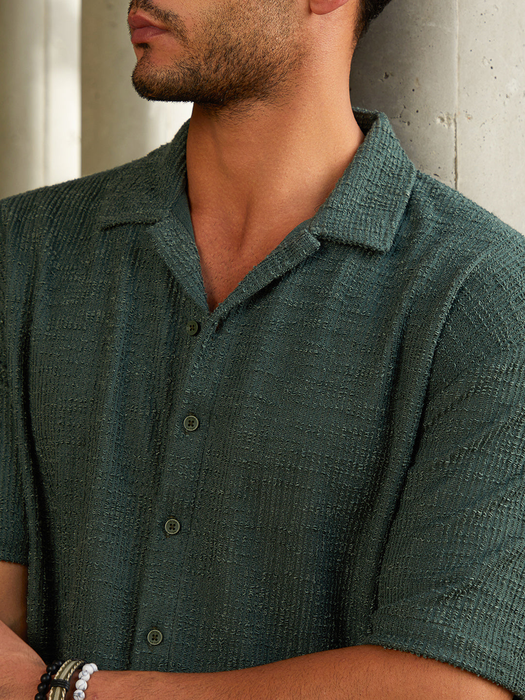 Tactile-Resort Oversized Shirt