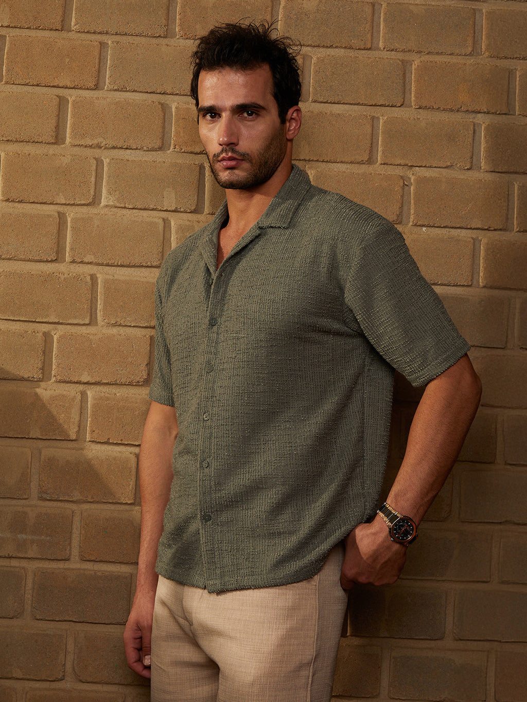 Tactile-Resort Oversized Shirt