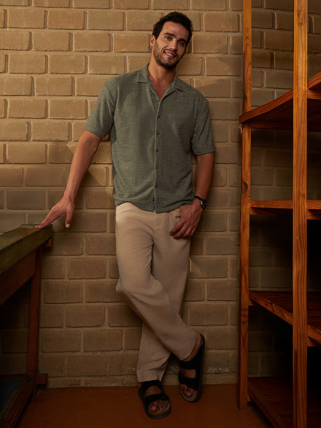 Tactile-Resort Oversized Shirt