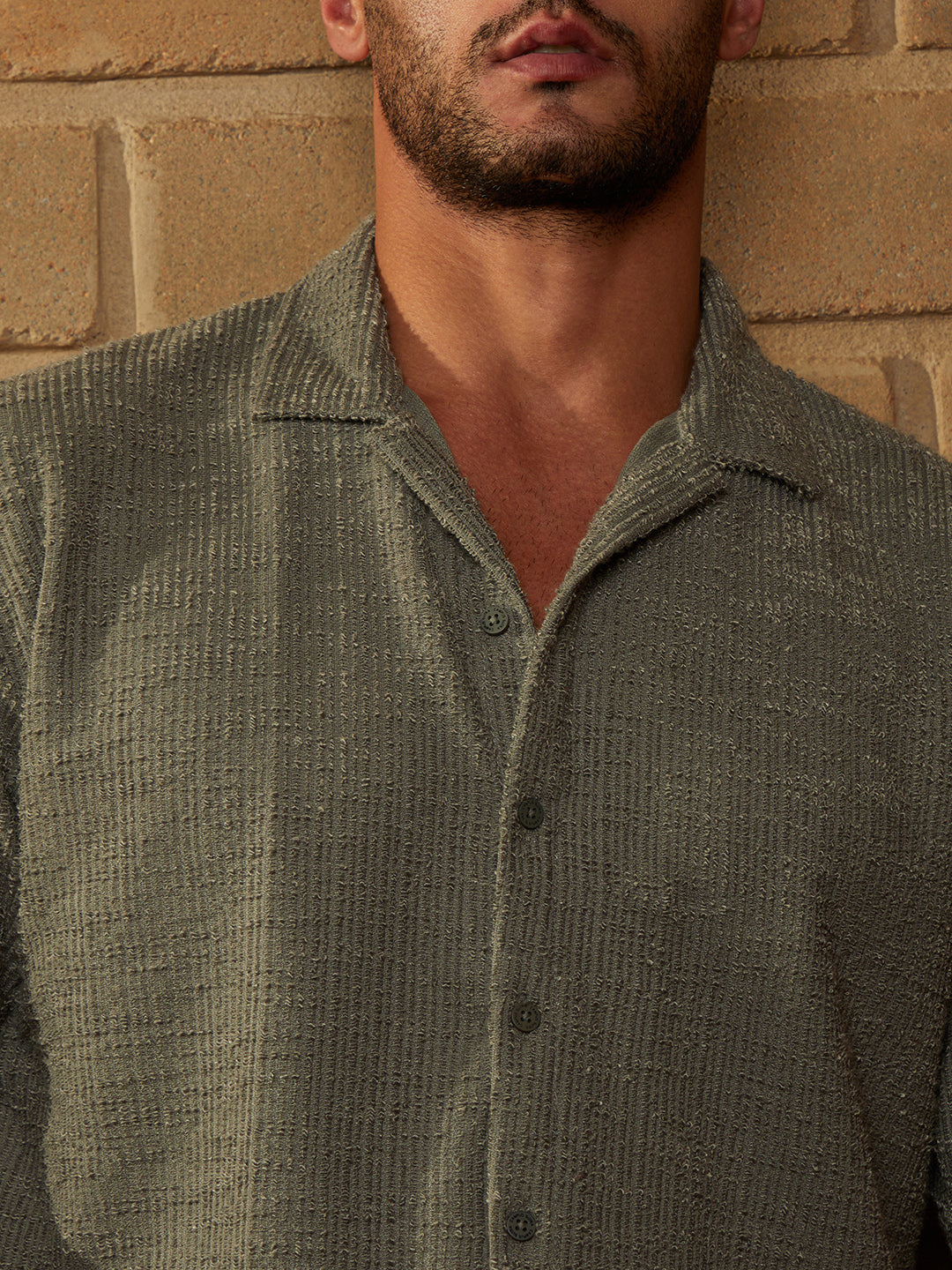 Tactile-Resort Oversized Shirt