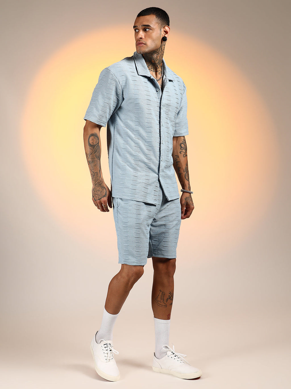 Ruche-Ribbed Co-Ord Set