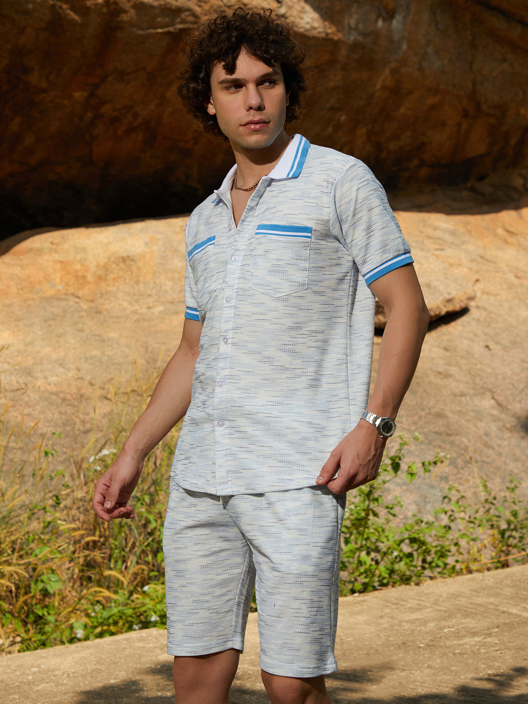 Co-ord Sets For Men & Mens Two Piece Sets Online - Campussutra