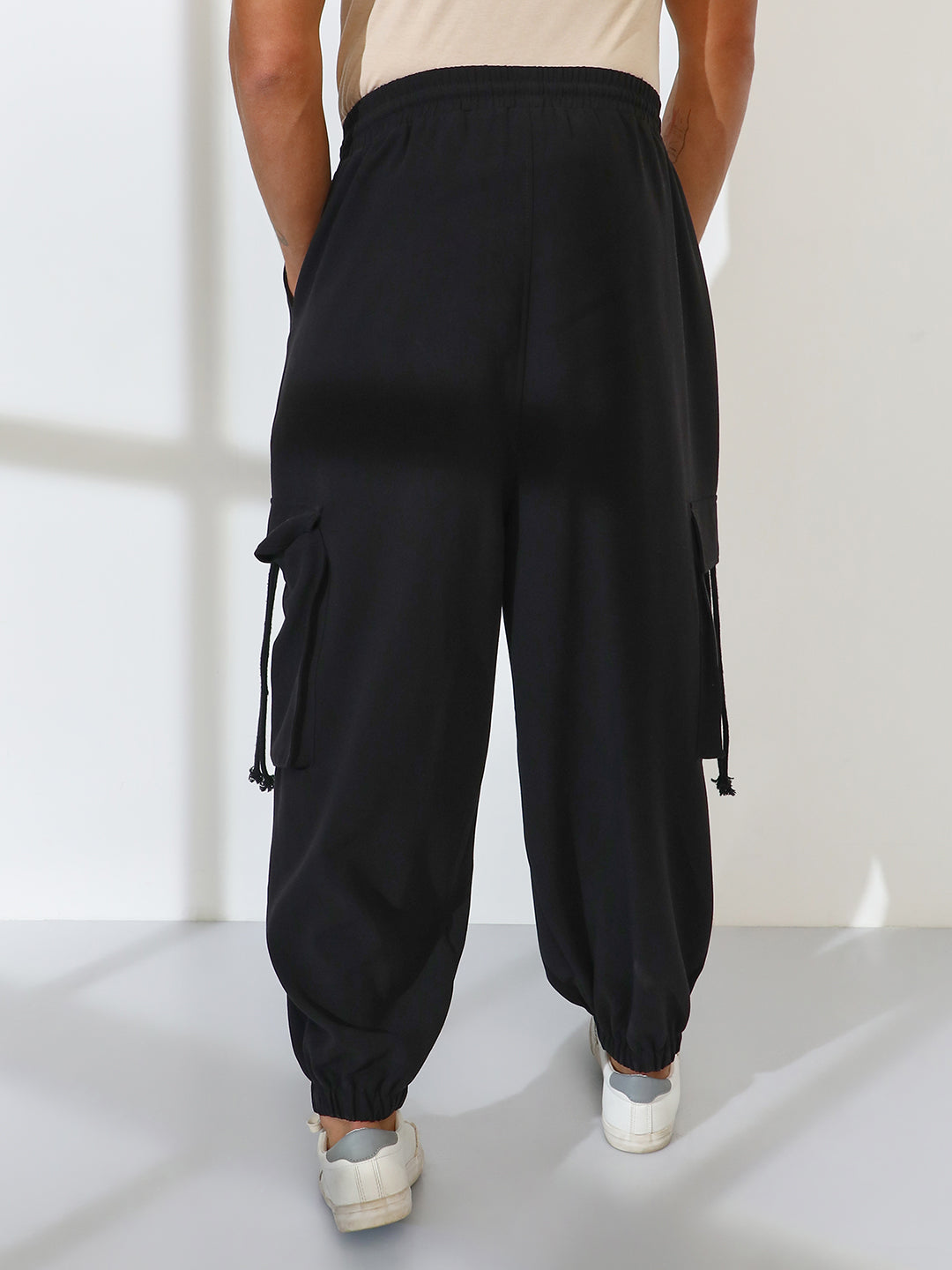 Cuffed Baggy Utility Trousers