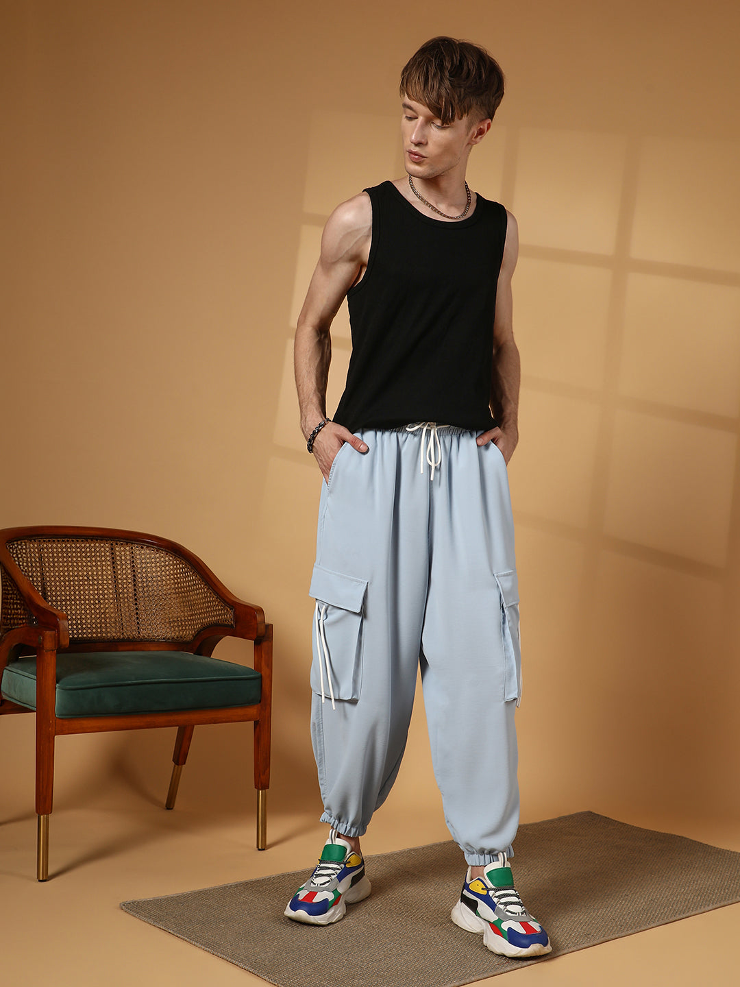 Slouchy Utility Trousers