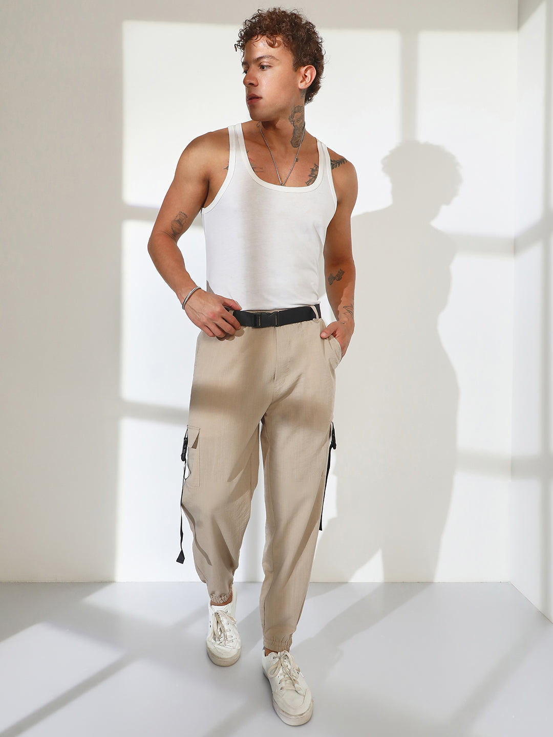 Cuffed Utility Trousers