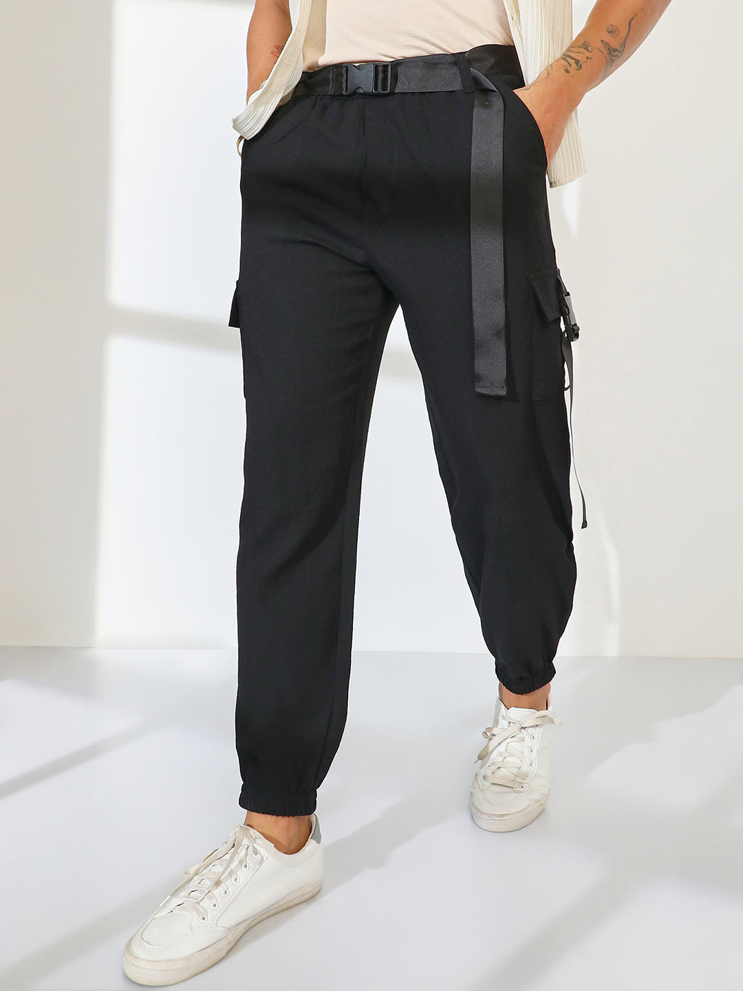 Cuffed Utility Trousers