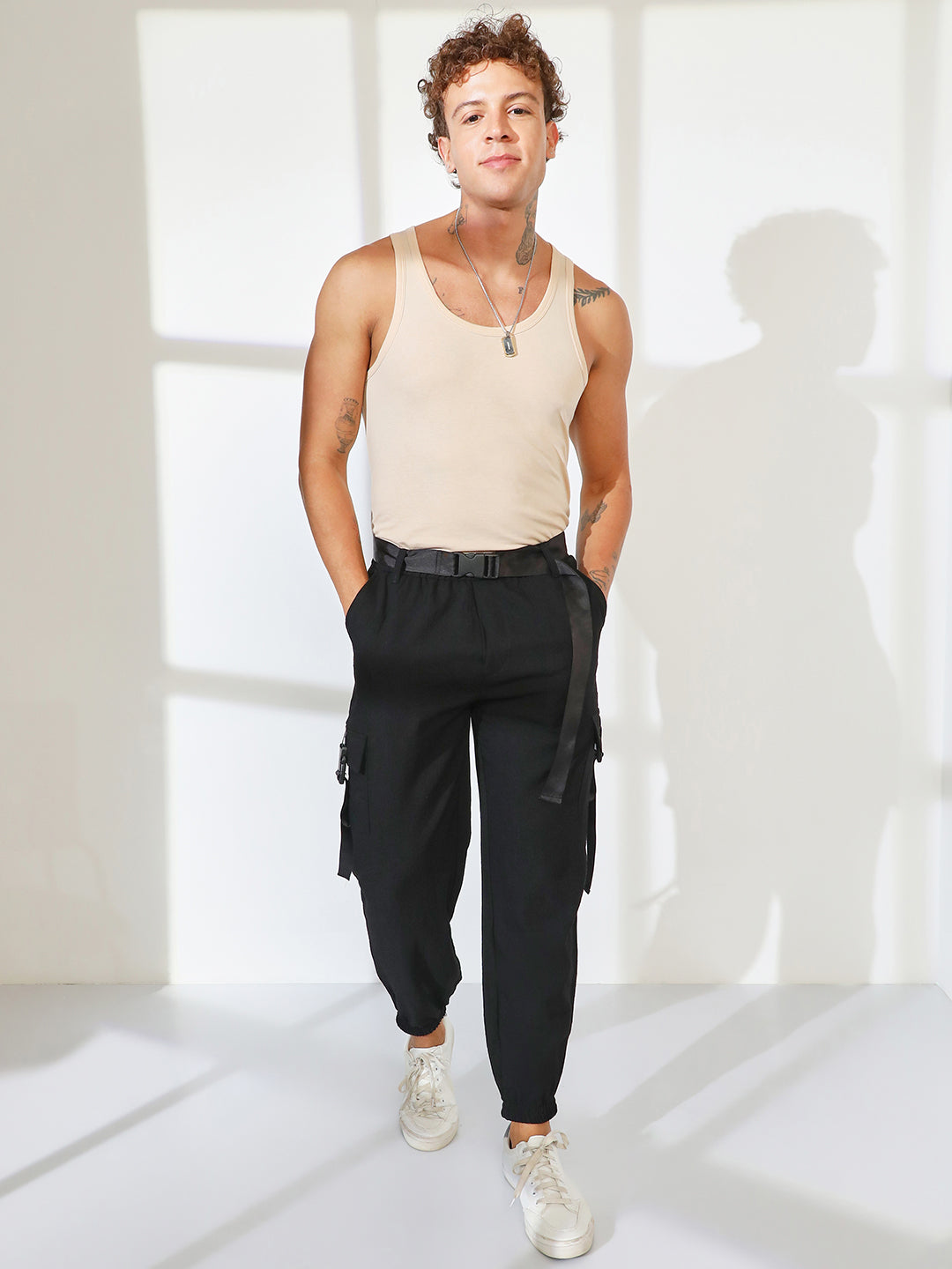 Cuffed Utility Trousers