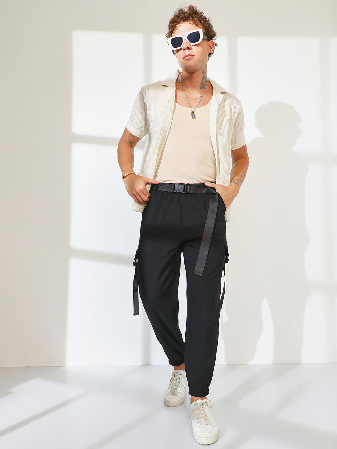 Cuffed Utility Trousers