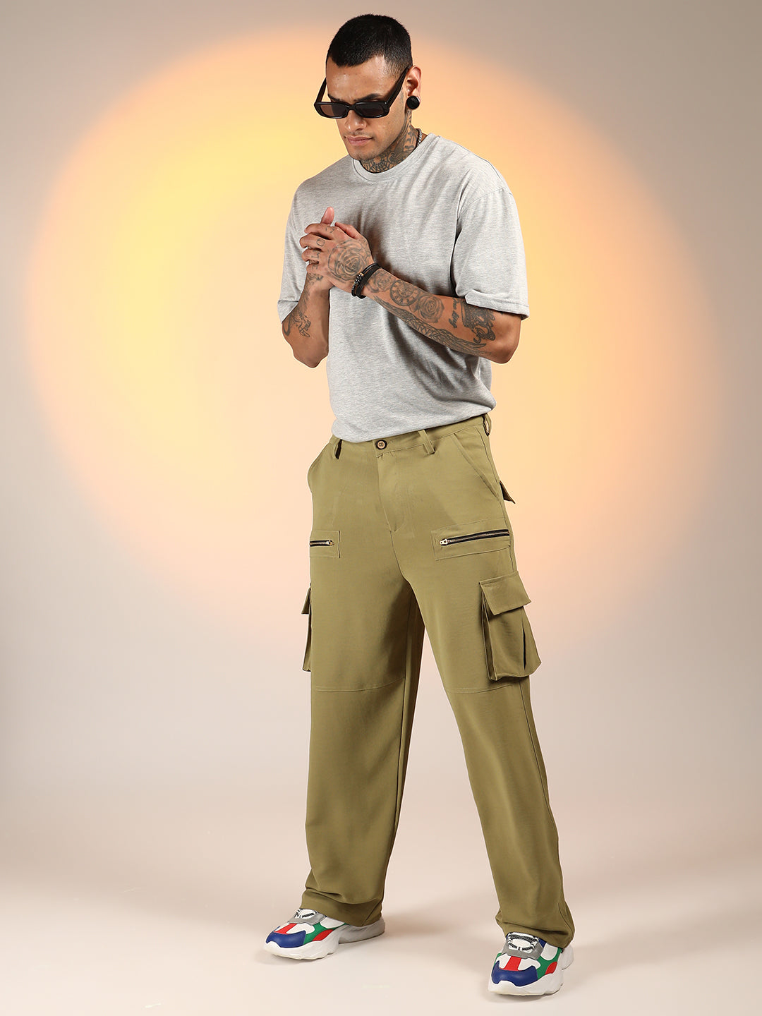 Relaxed-Fit Utility Trousers