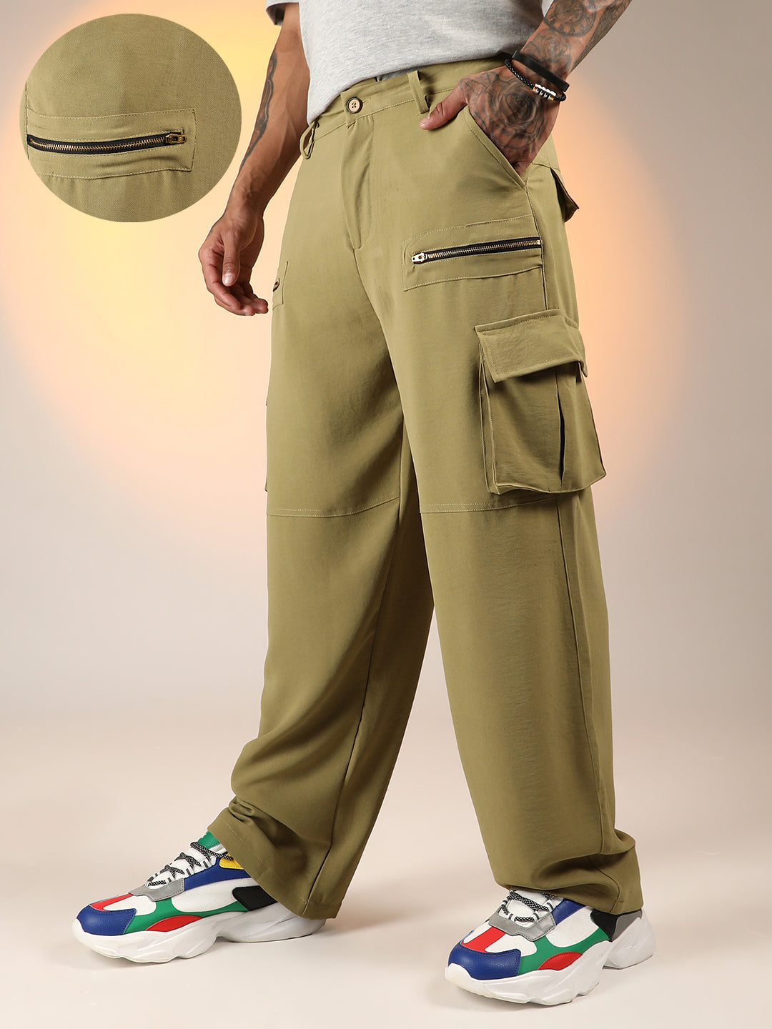 Relaxed-Fit Utility Trousers