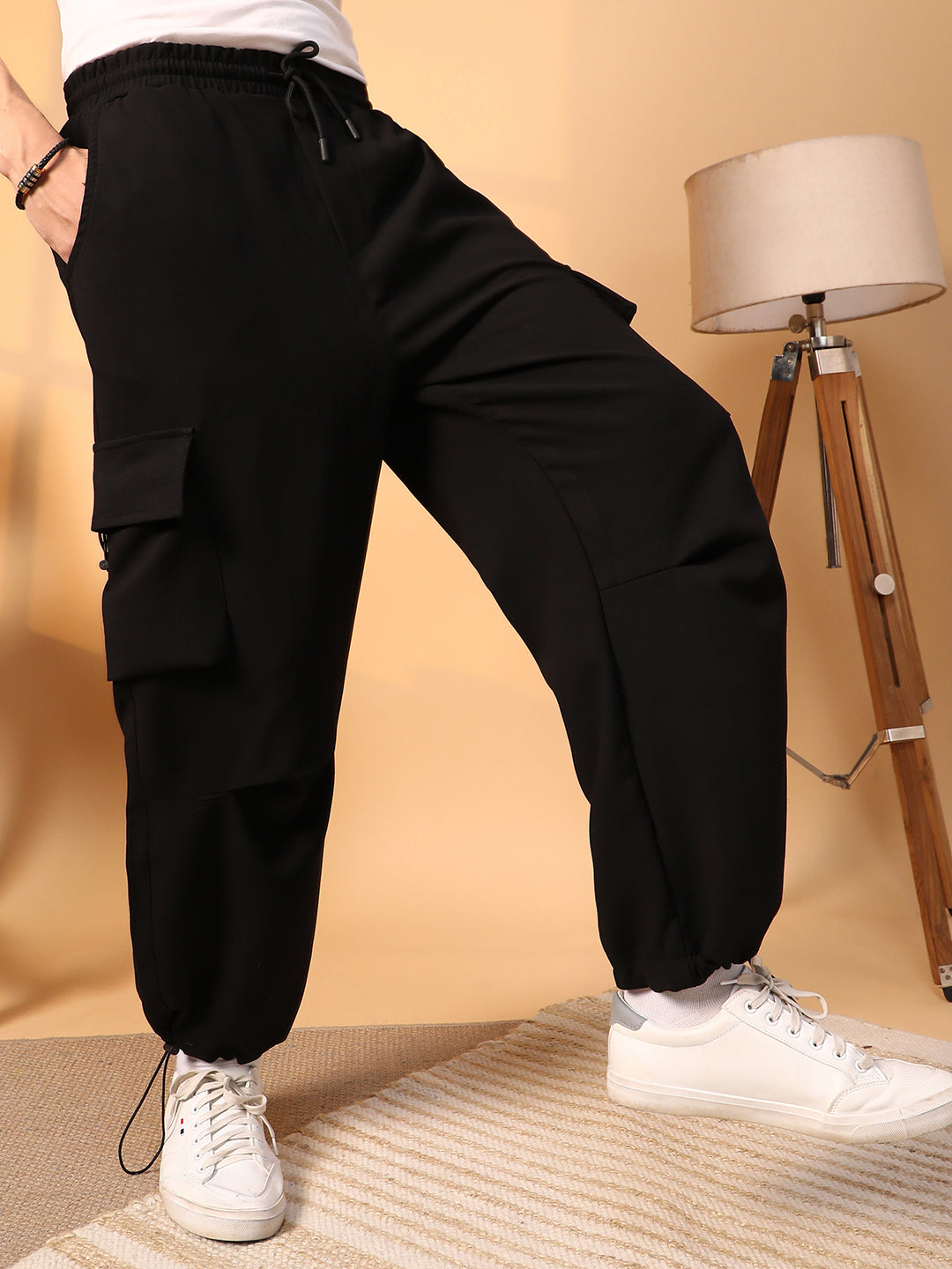 Solid Cargo Parachute Trousers