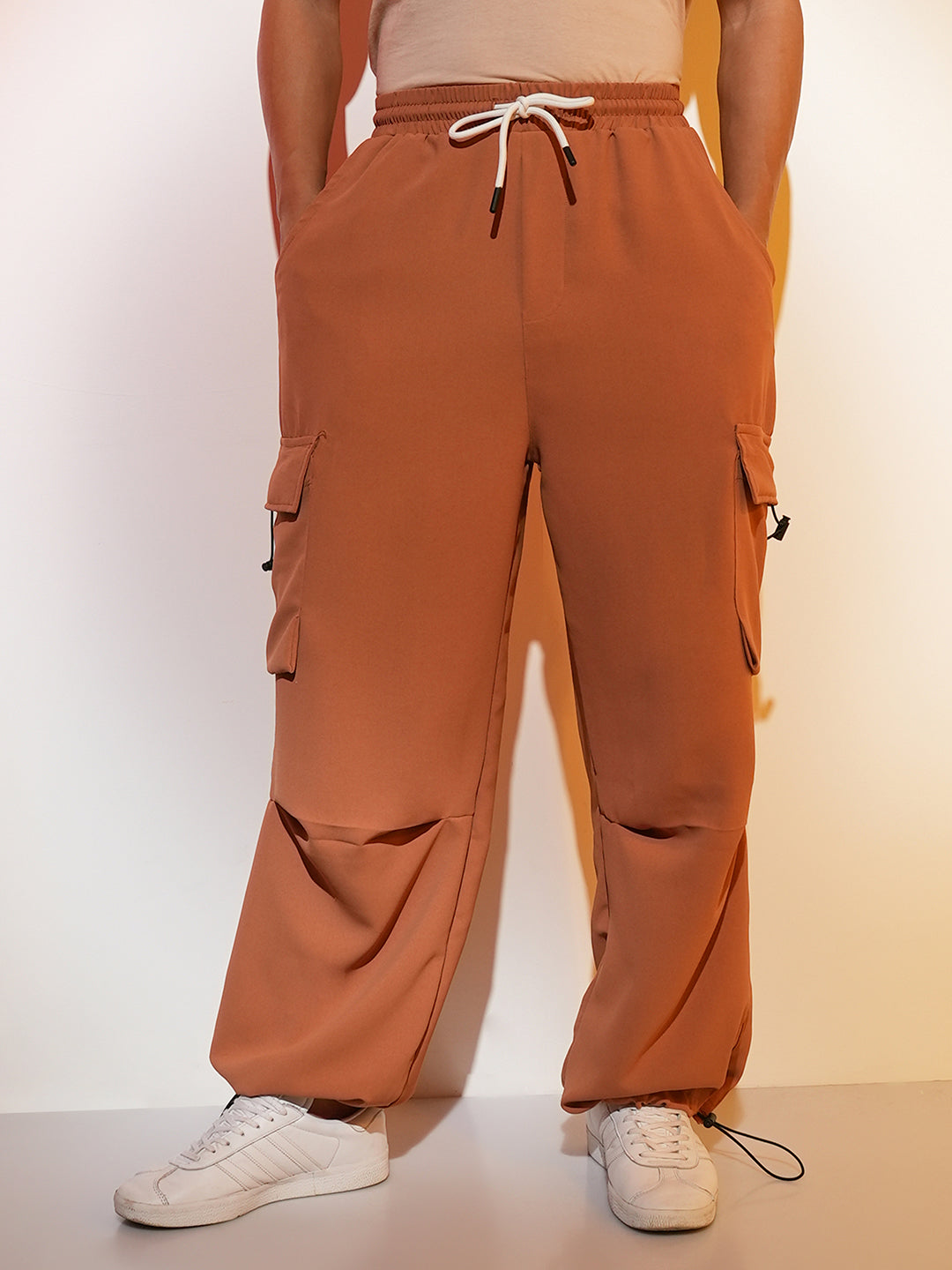 Solid Cargo Parachute Trousers