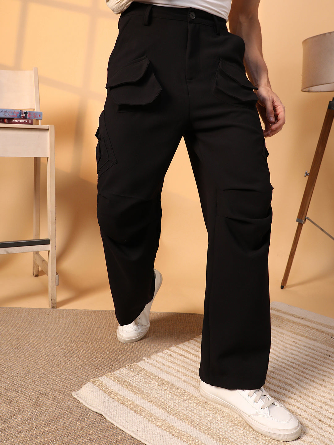 Asymmetrical Parachute Trousers