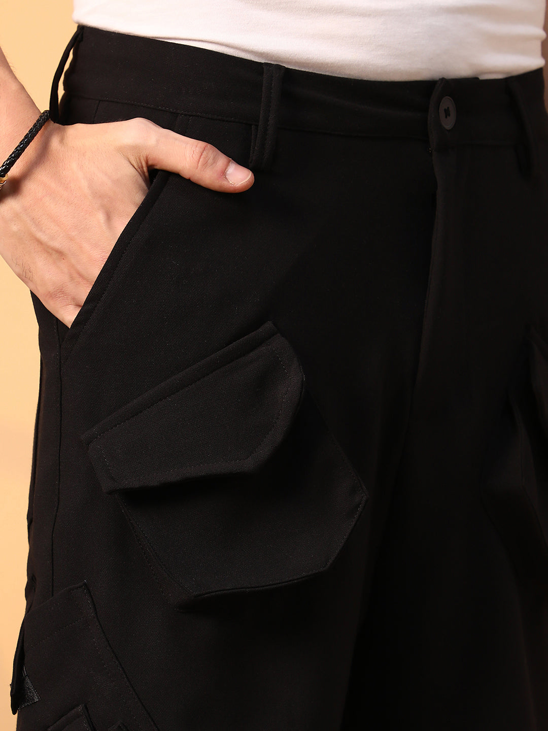 Asymmetrical Parachute Trousers