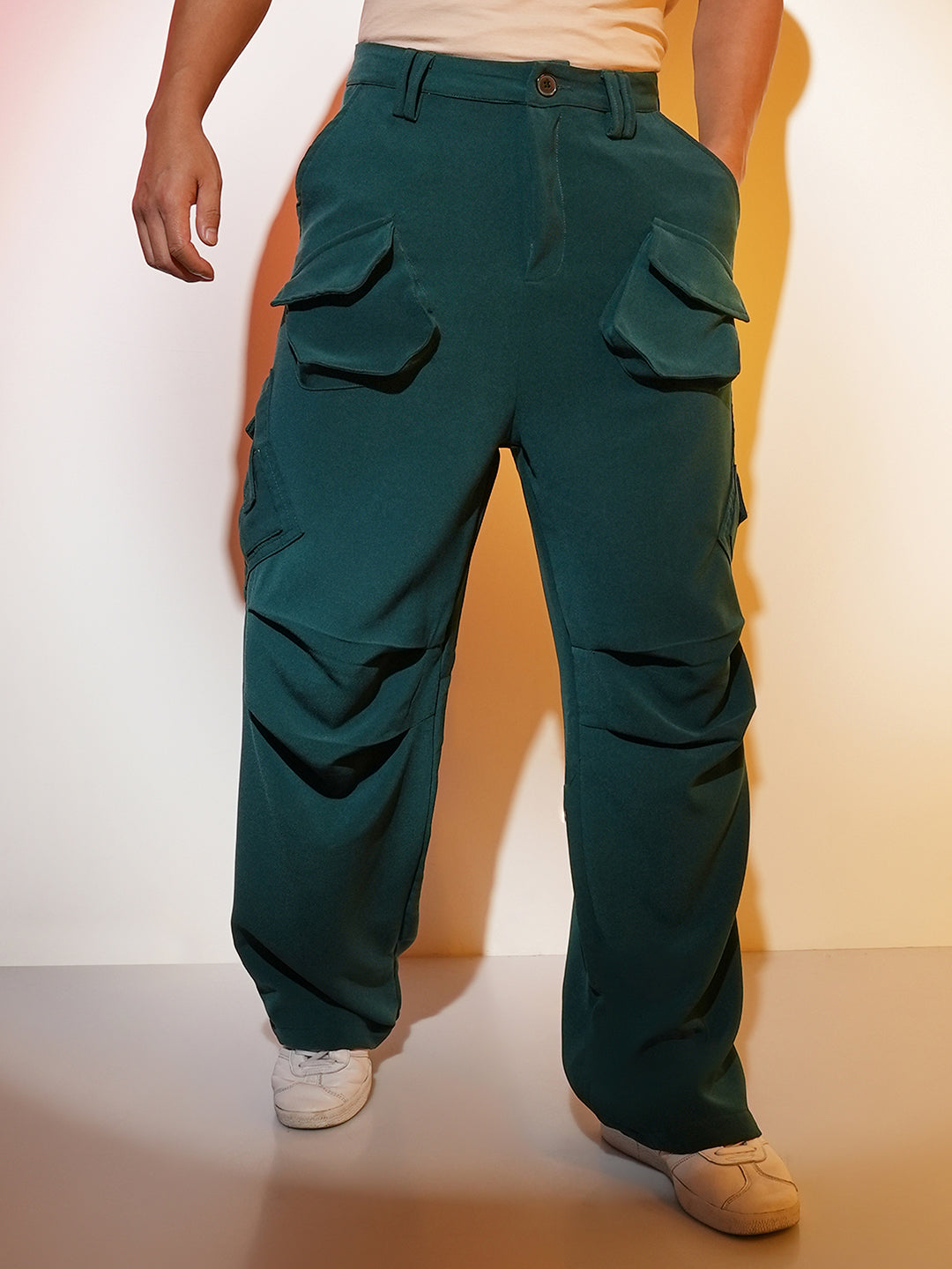 Asymmetrical Parachute Trousers