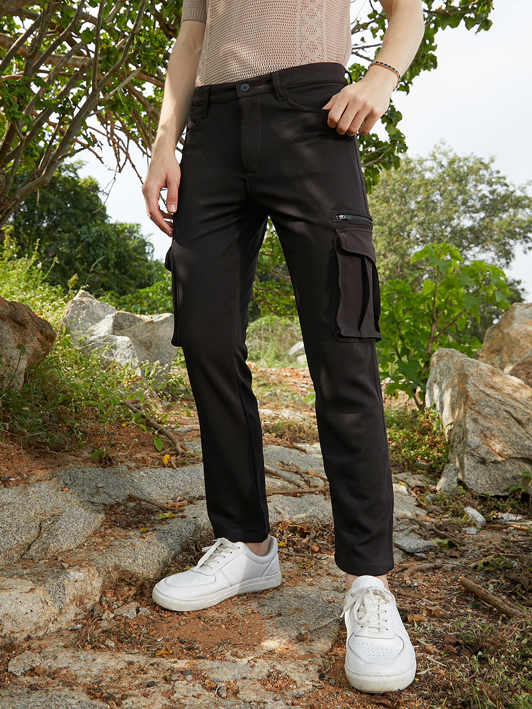 Slim-Fit Utility Trousers