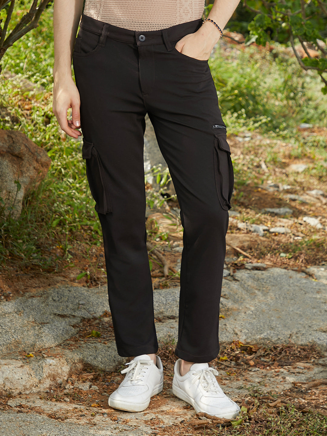 Slim-Fit Utility Trousers