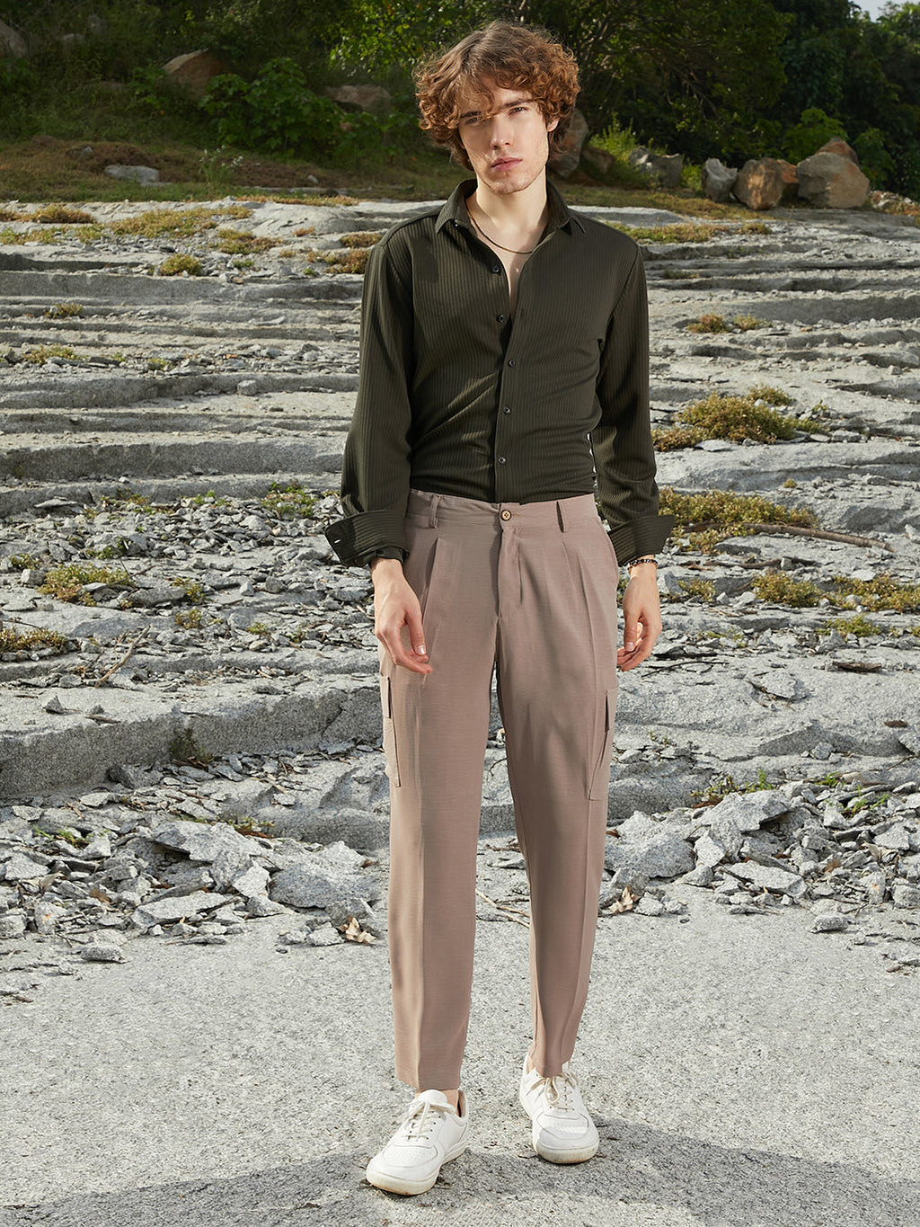Lightweight - Crinkled Utility Trousers