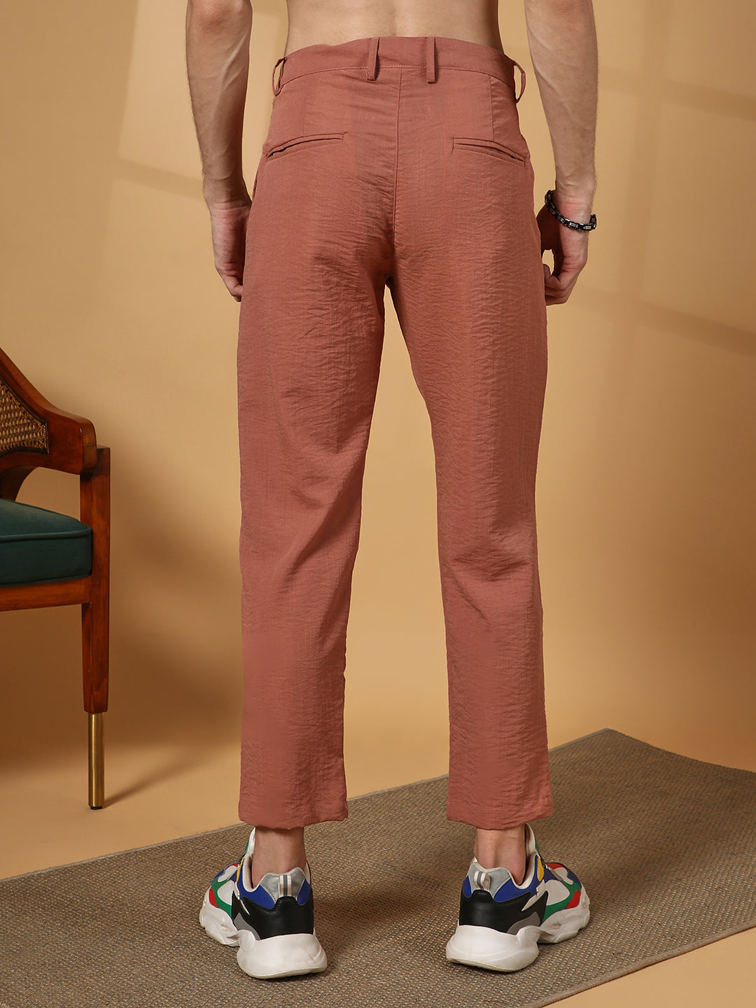 Crinkled Tailored Trousers