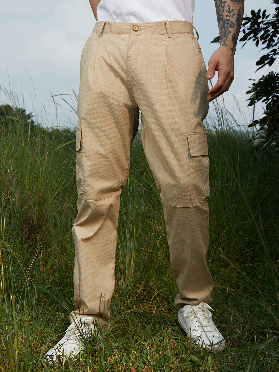 Slim-Fit Utility Trousers