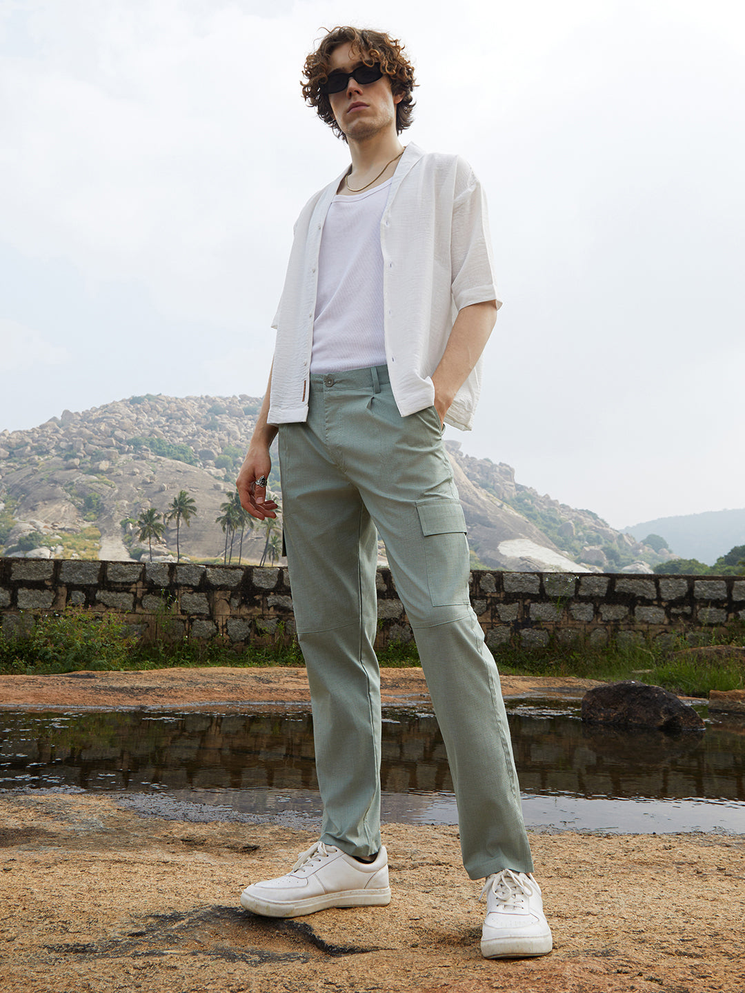 Slim-Fit Utility Trousers