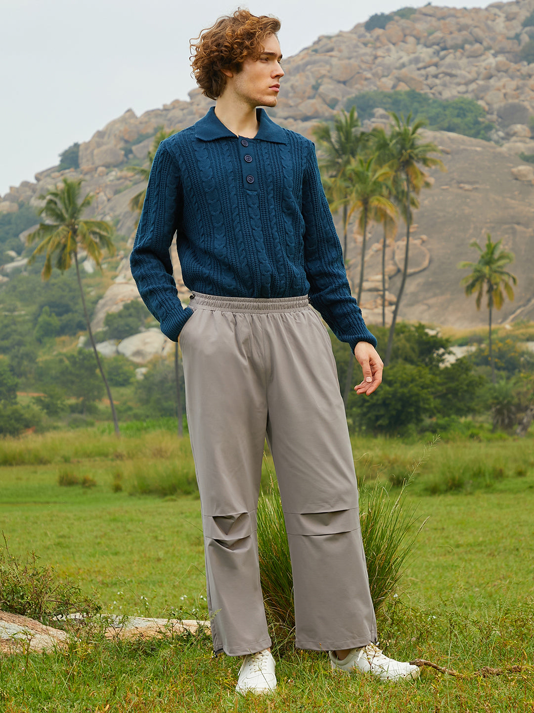 Relaxed Parachute Trousers