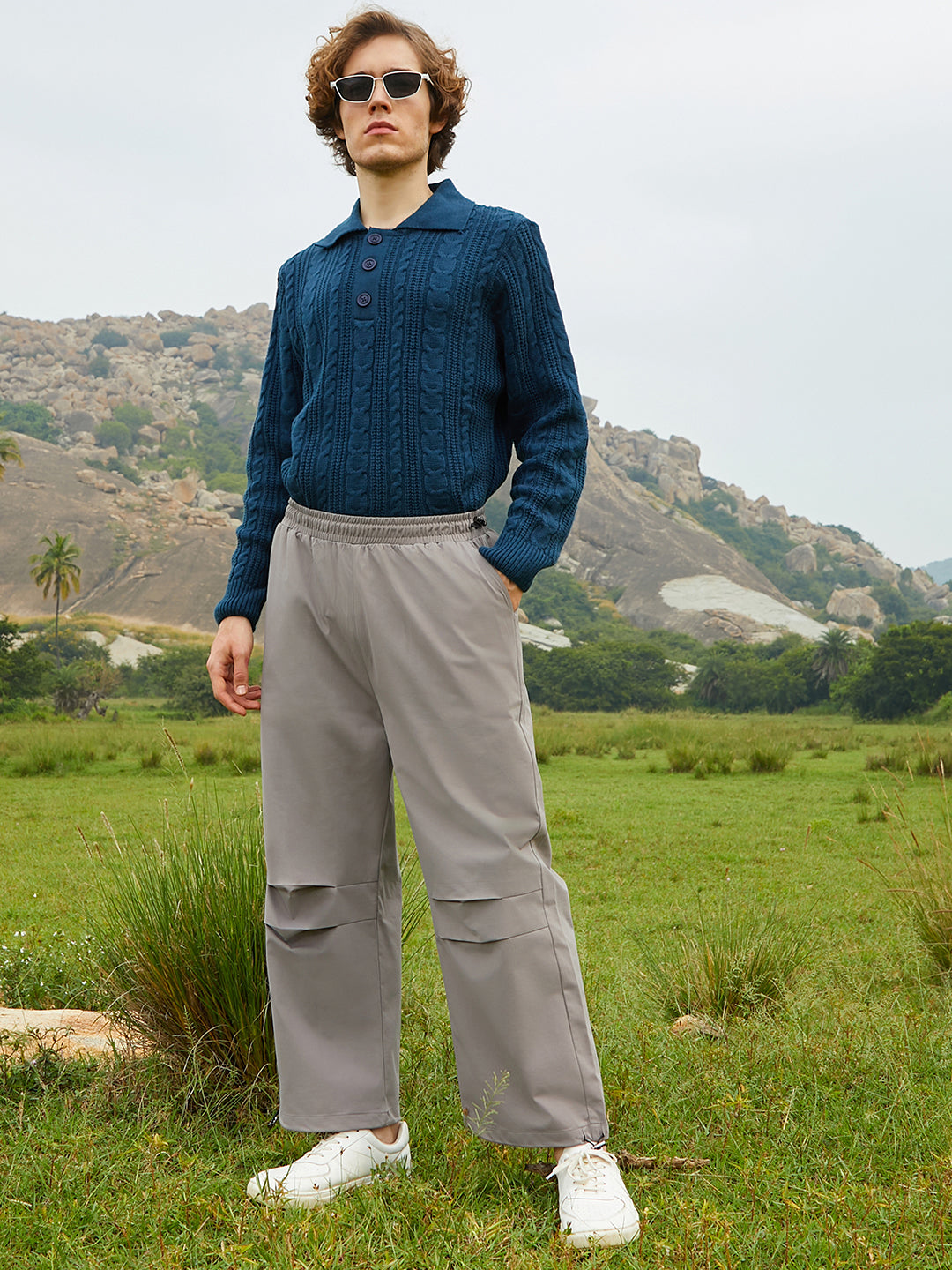 Relaxed Parachute Trousers