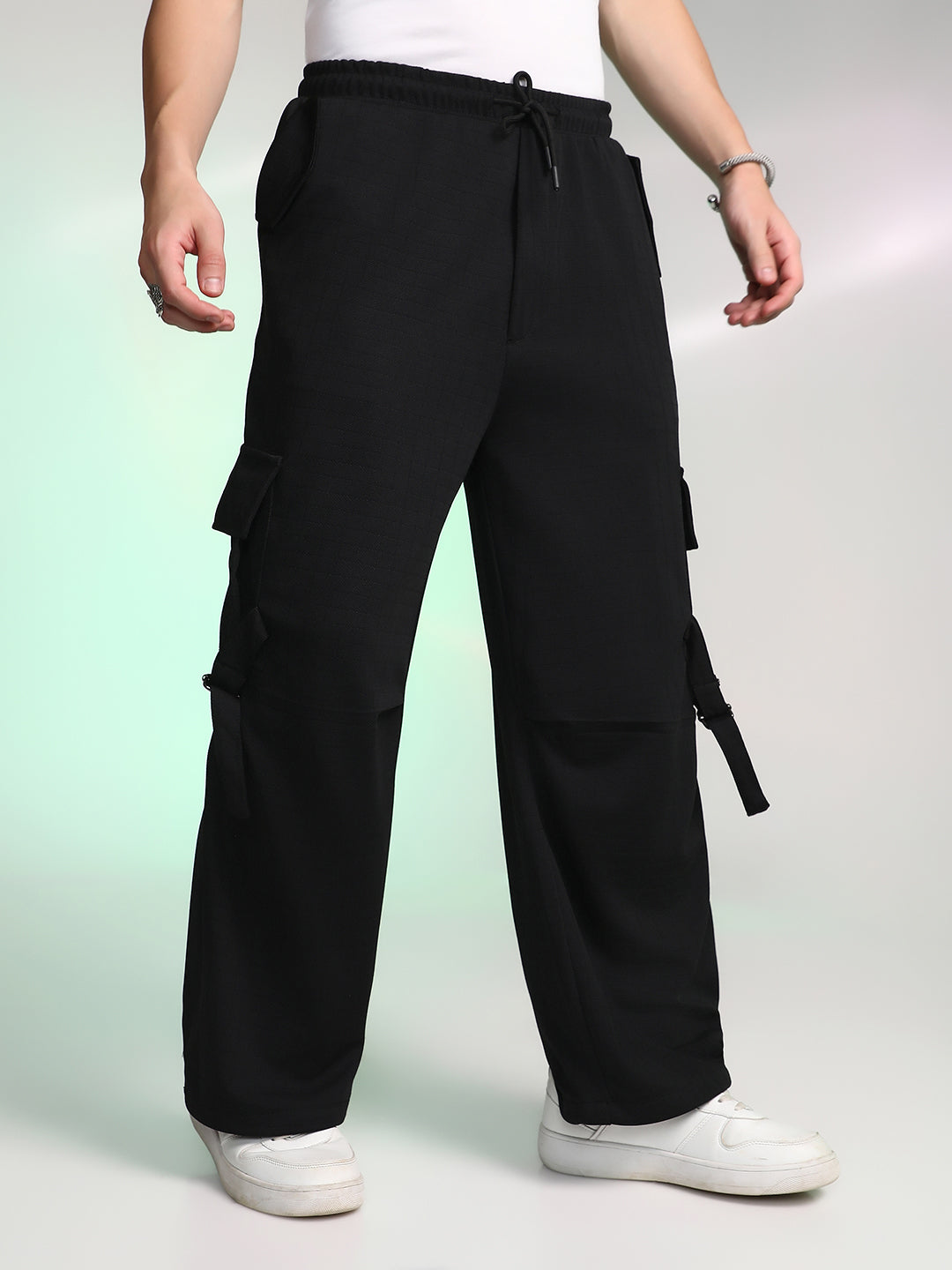 Textured Modular Utility Trousers