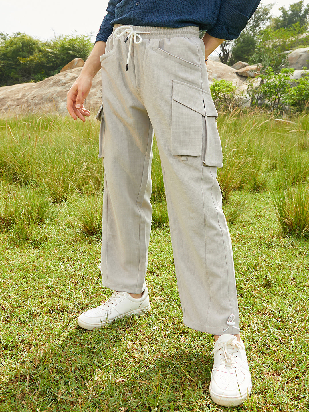 Straight-Fit Utility Trousers