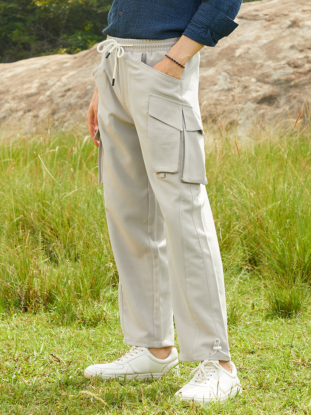 Straight-Fit Utility Trousers