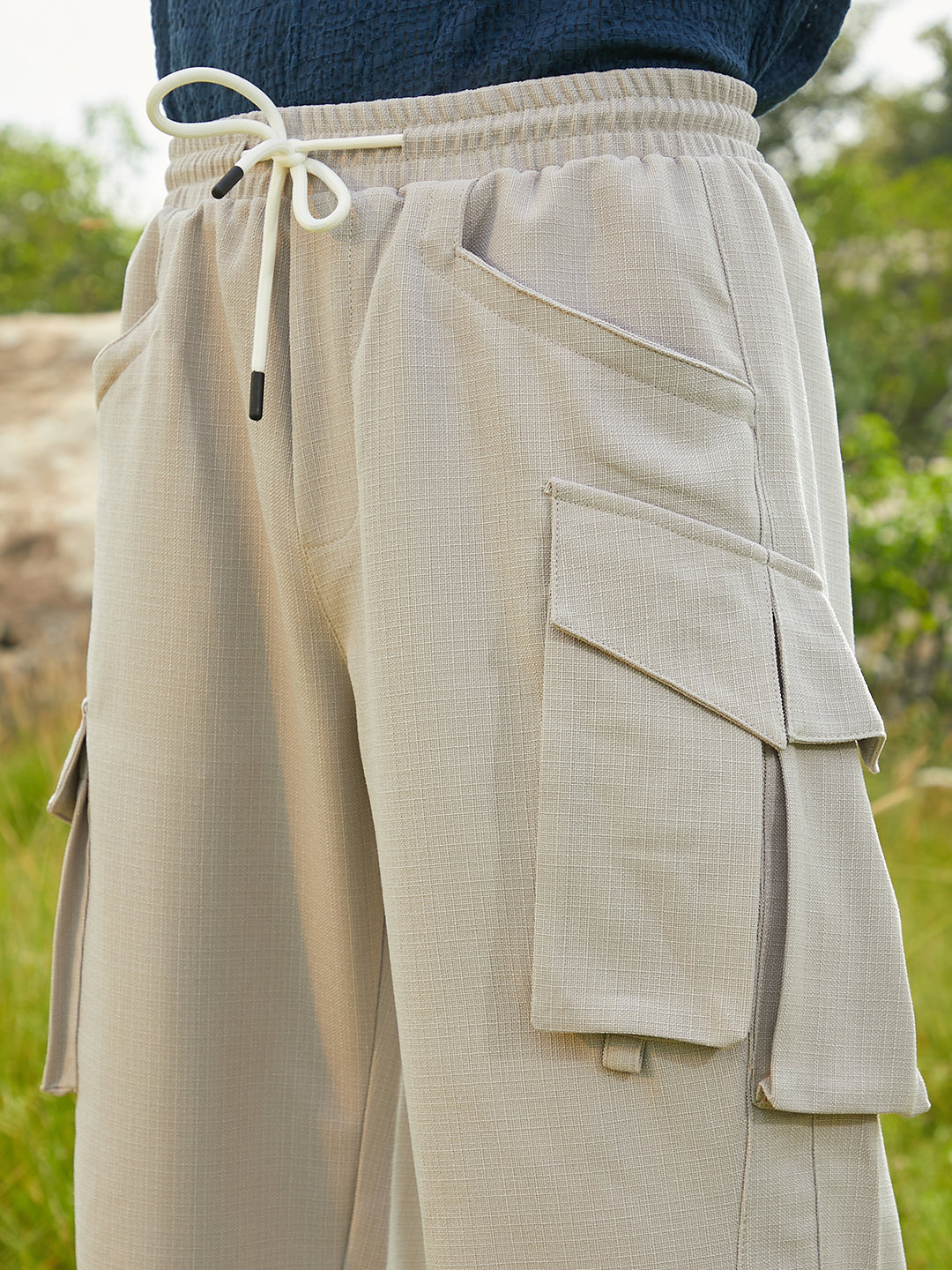 Straight-Fit Utility Trousers