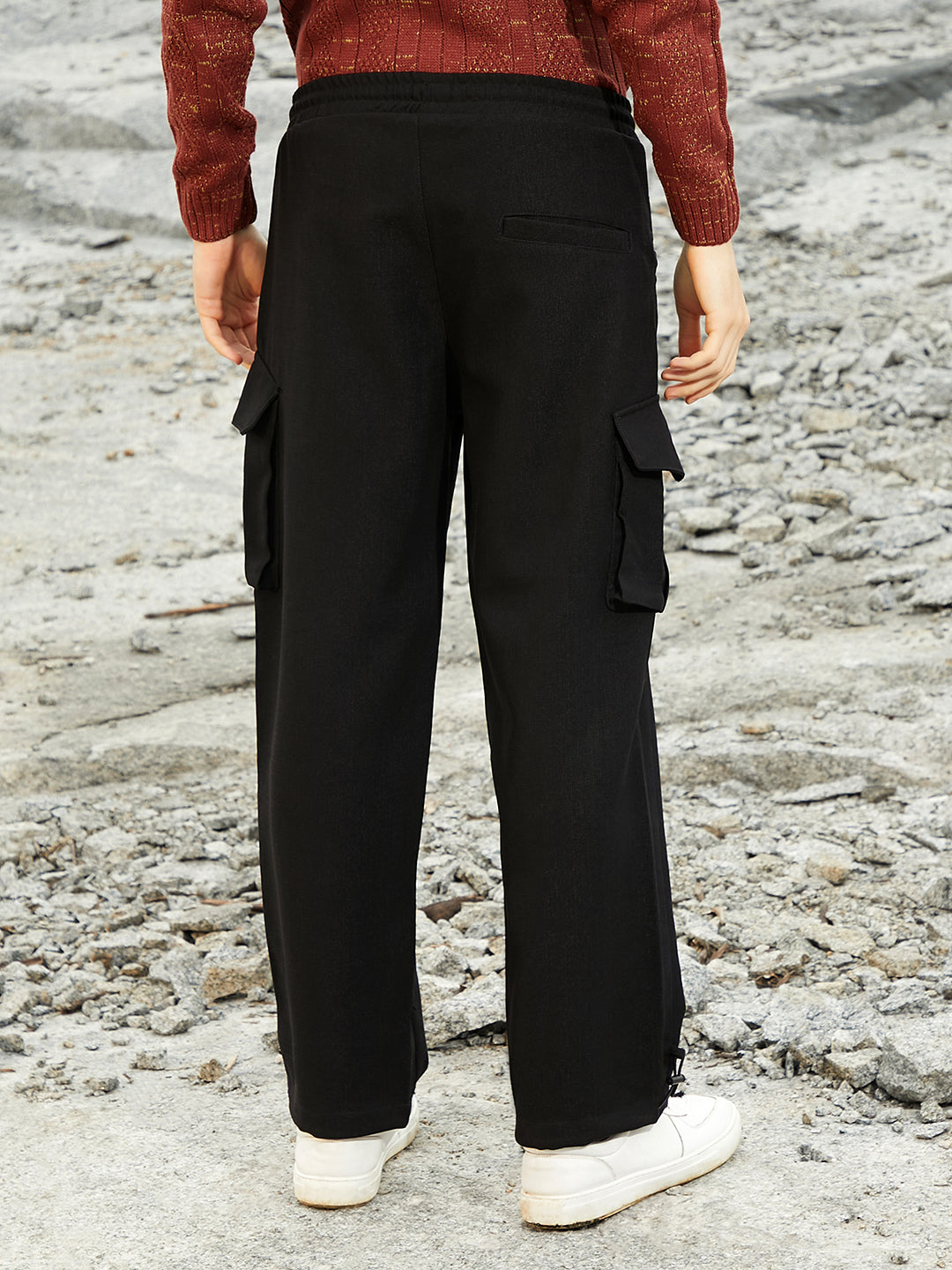 Straight-Fit Utility Trousers