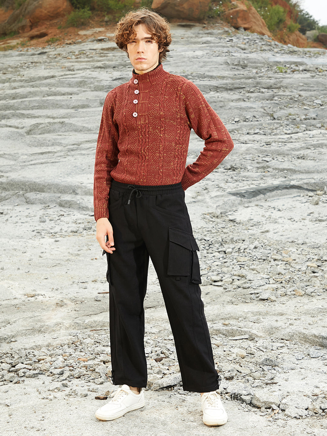 Straight-Fit Utility Trousers