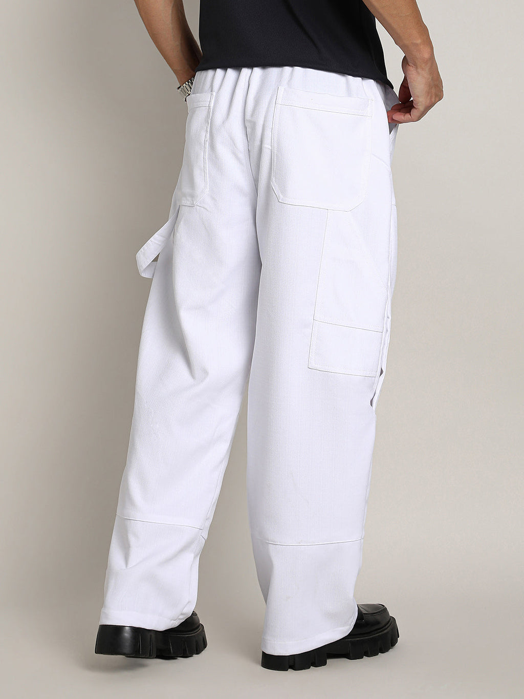 Relaxed-Panel Cargo Trousers