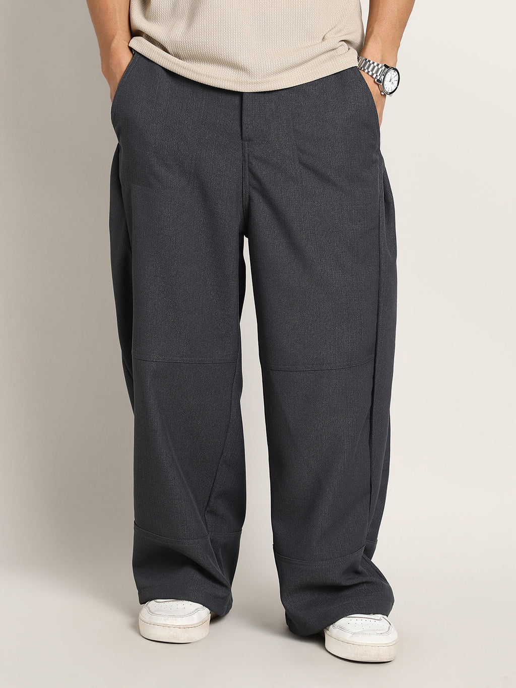 Lightweight - Panelled Baggy Cargo Trousers
