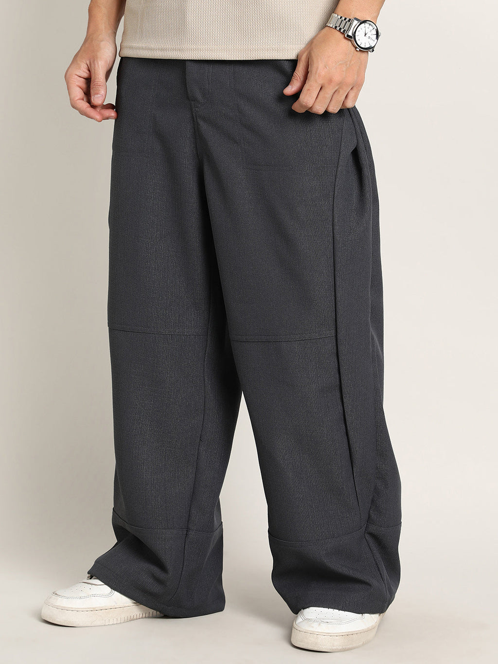 Lightweight - Panelled Baggy Cargo Trousers