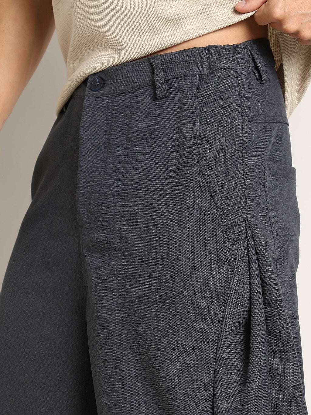 Lightweight - Panelled Baggy Cargo Trousers
