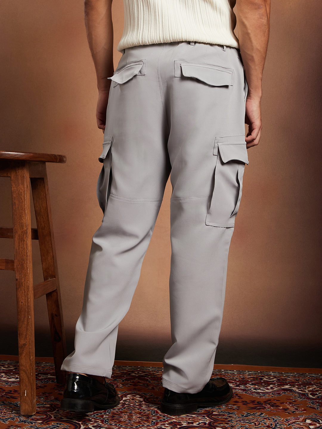 Straight-Fit Cargo Trousers