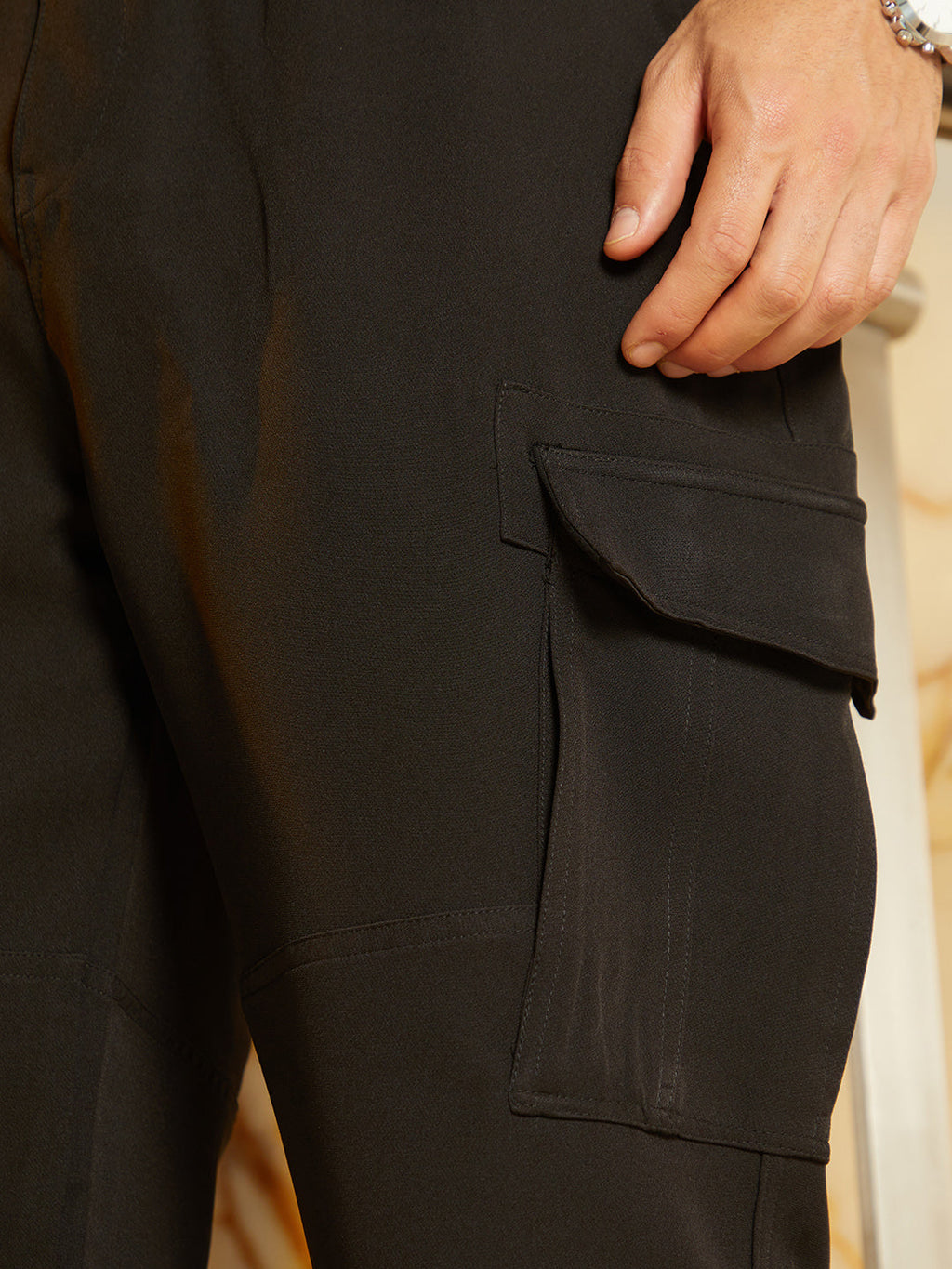 Straight-Fit Cargo Trousers