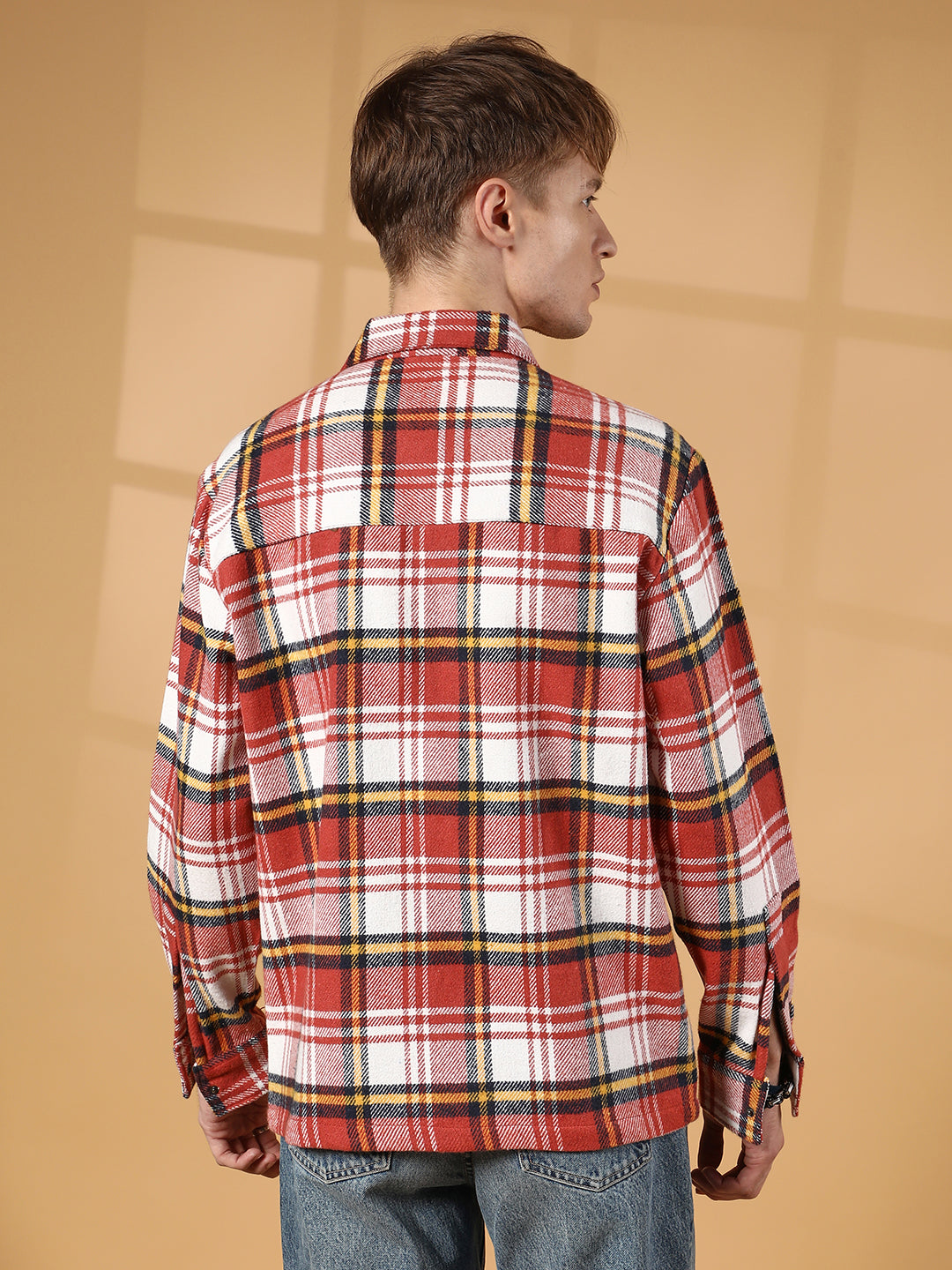 Tartan Plaid Utility Overshirt