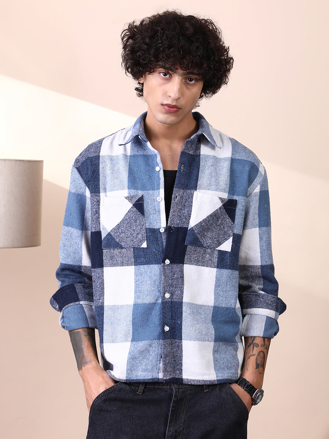 トップス subculture BUFFALO CHECK JACKET BUFFALO CHECK JACKET / BLUE CHECK – SC WEB STORE
