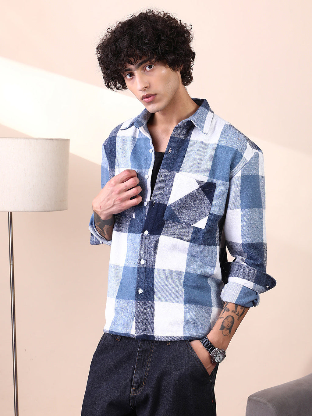 Buffalo-Check Utility Shacket