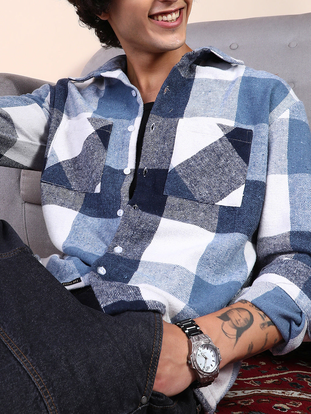 Buffalo-Check Utility Shacket