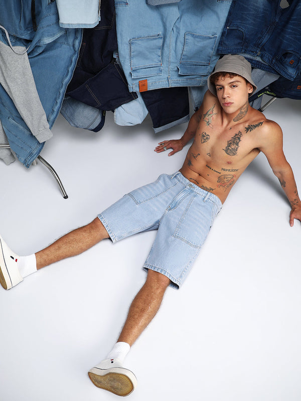 Carpenter Denim Shorts