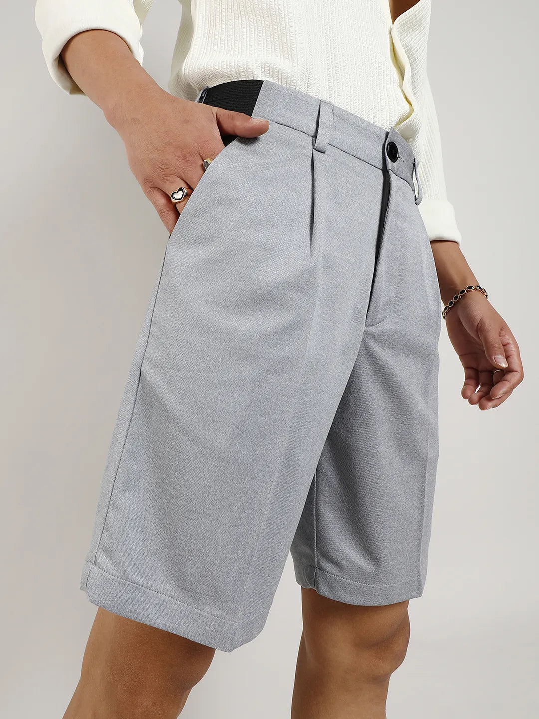 Tailored Straight-Fit Shorts