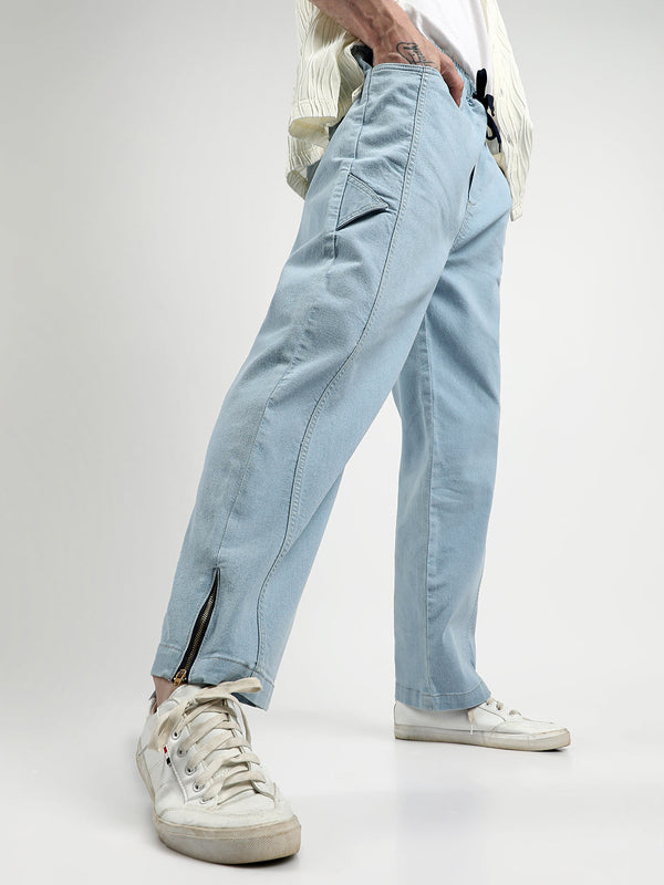 Straight-Fit Denim Jeans