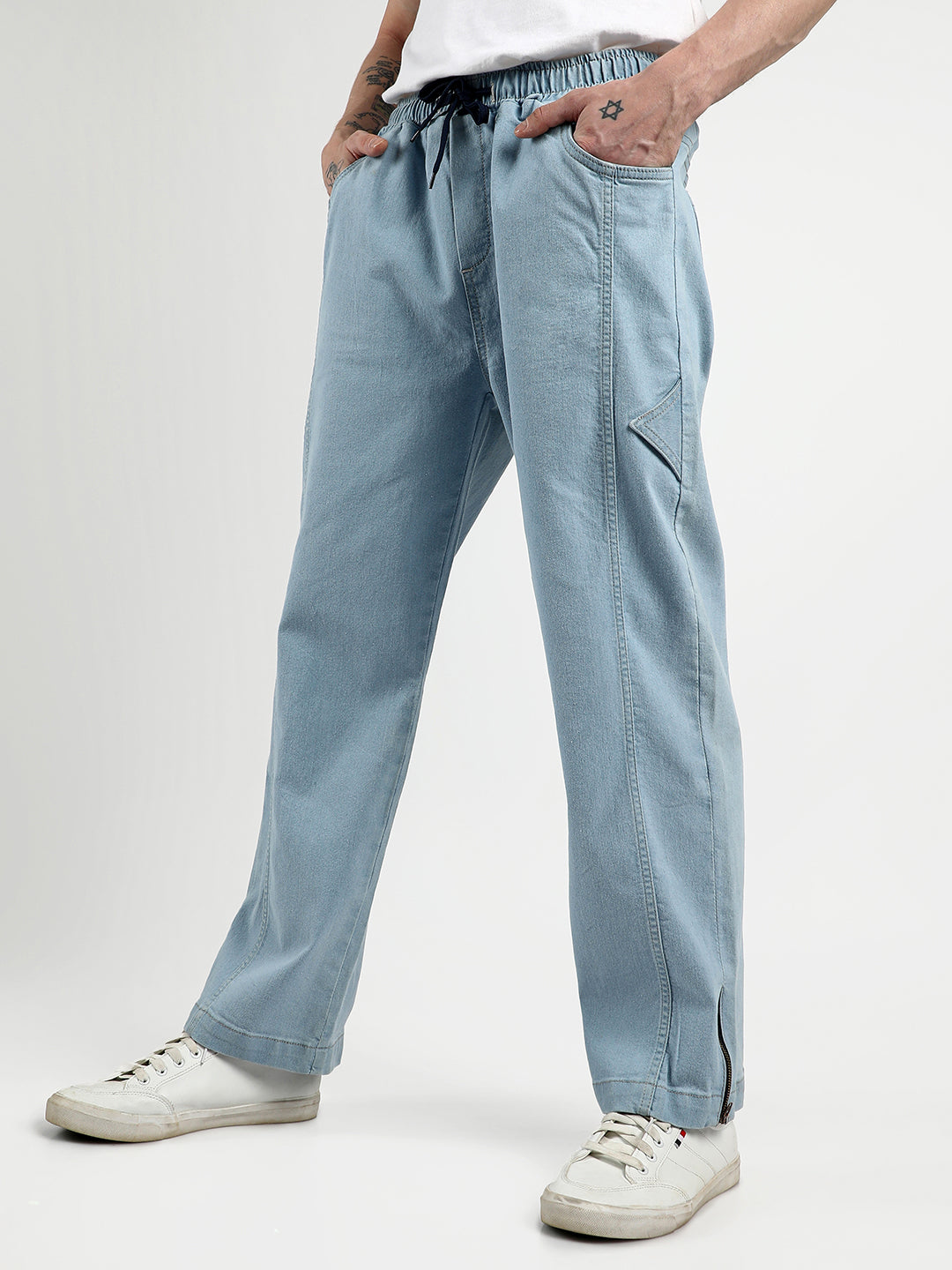 Straight-Fit Denim Jeans