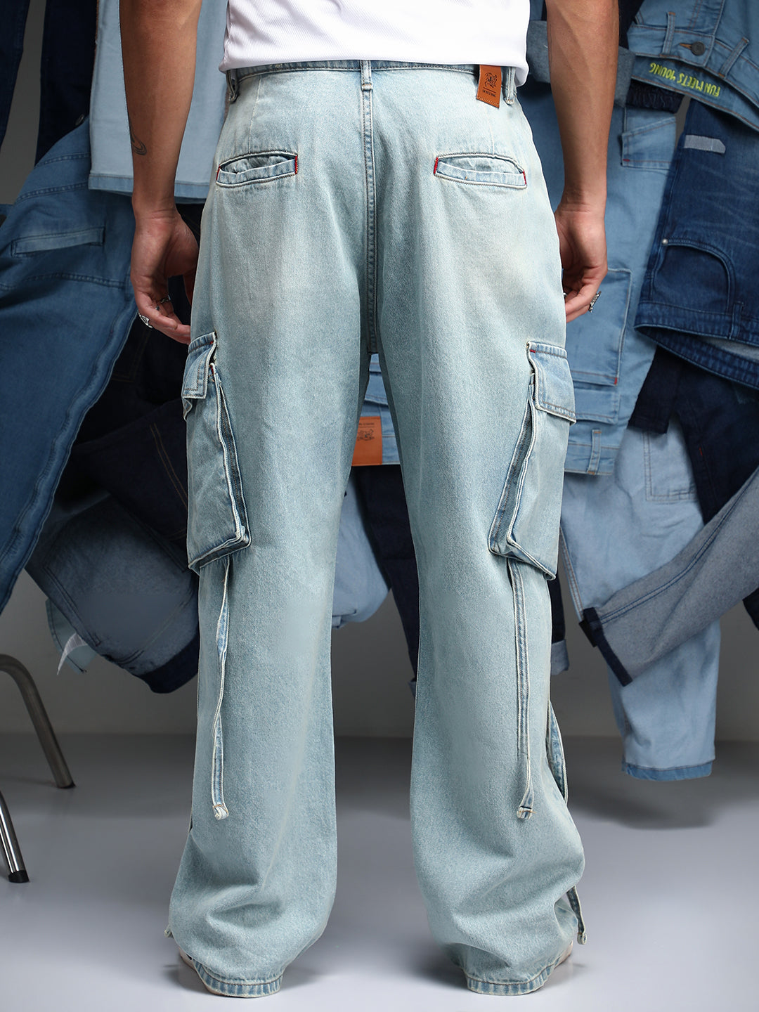 Baggy Utility Denim Jeans