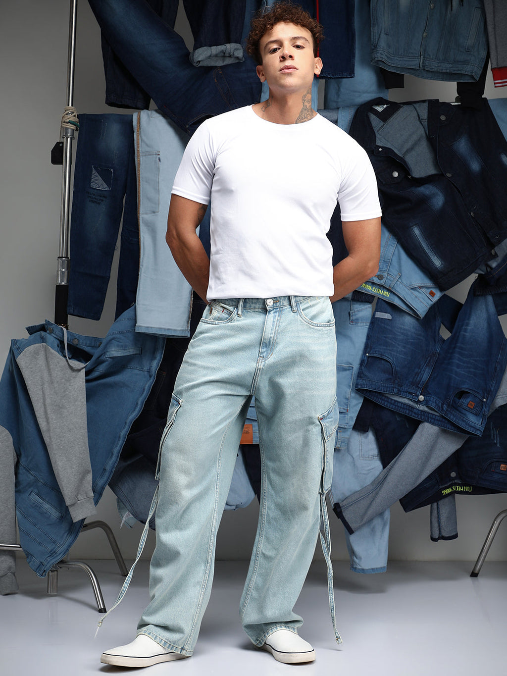 Baggy Utility Denim Jeans
