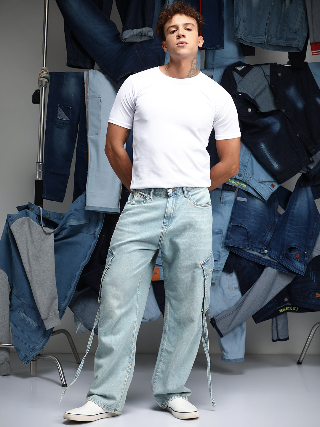 Baggy Utility Denim Jeans